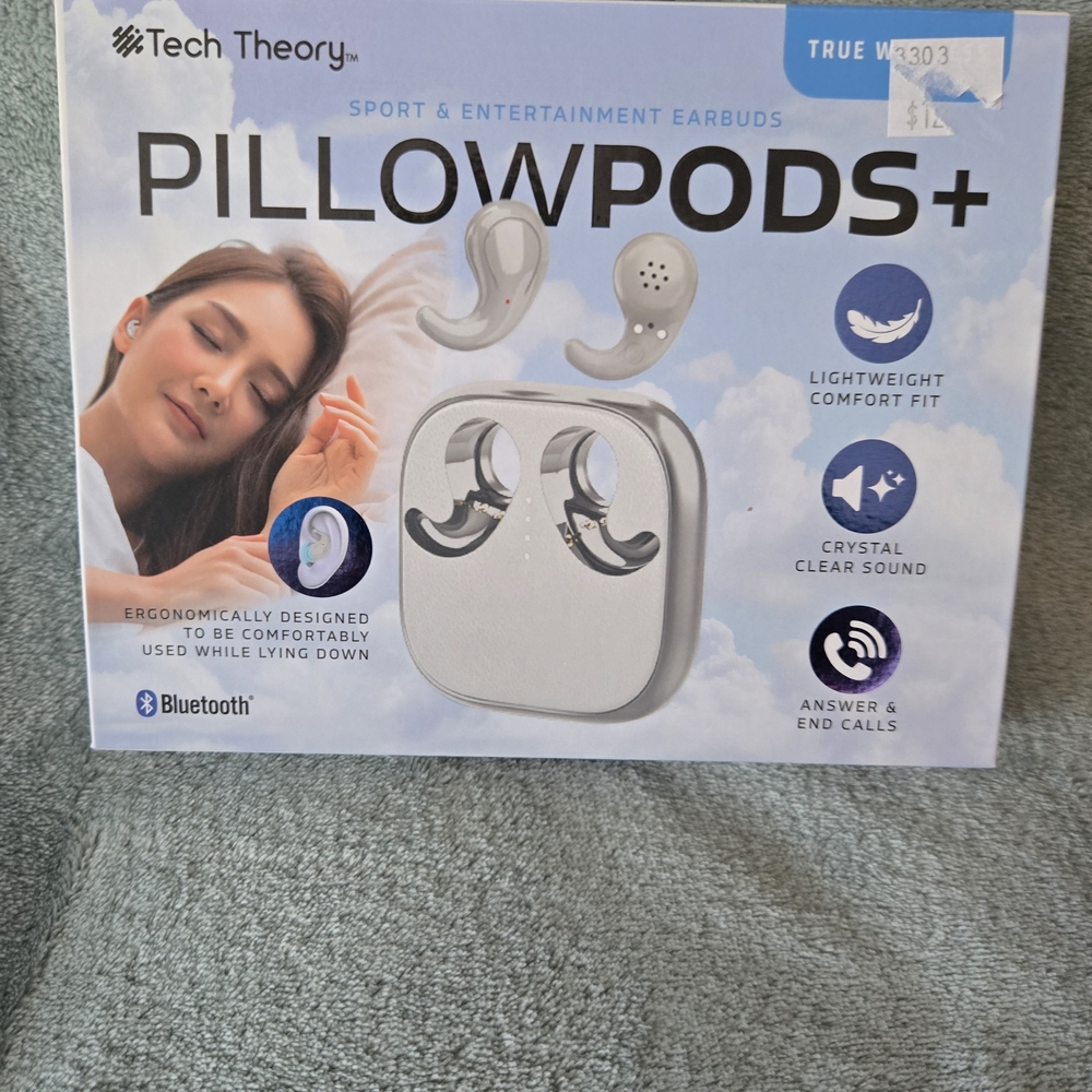 NWT Theory PillowPods+ Sport Earbuds